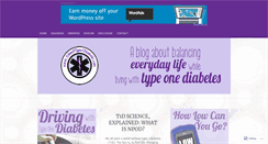 Desktop Screenshot of iamatype1diabetic.com
